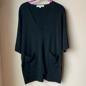 Ann Taylor Loft V Neck short sleeved sweater Tunic
